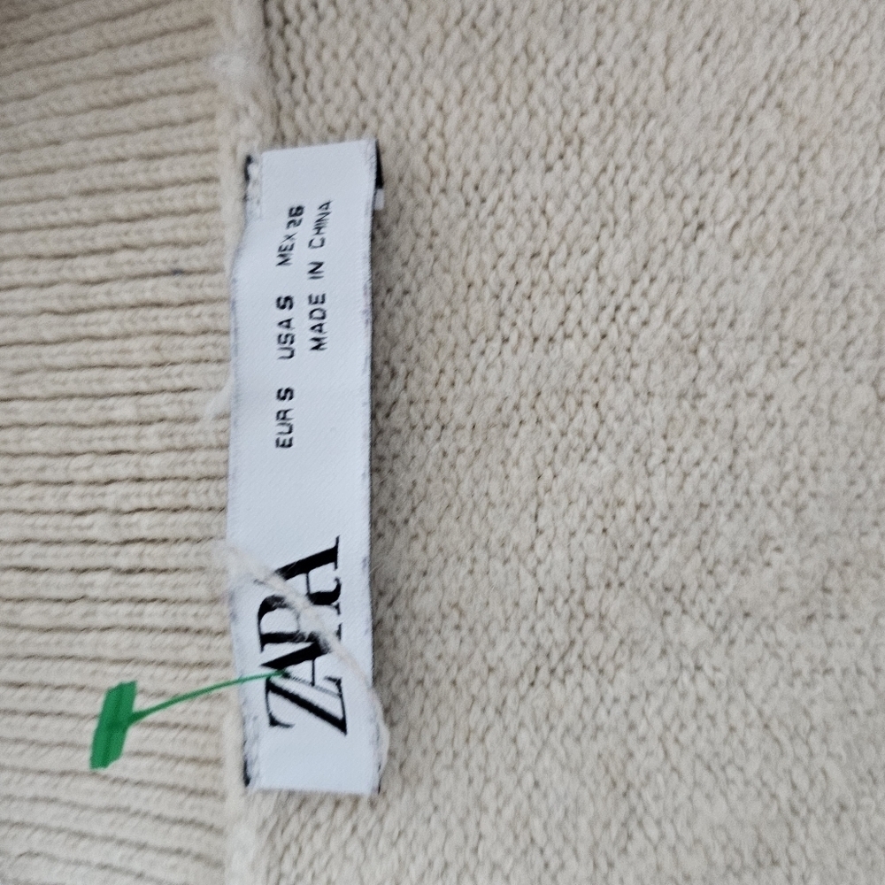 ZARA Women's Polo Sweater Dress - Picture 3 of 6
